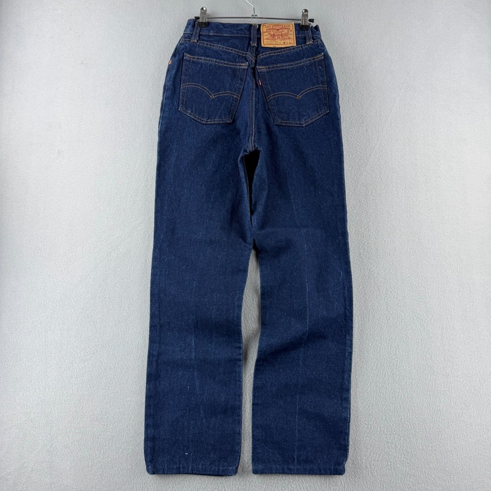 Vintage Levis Jeans Womens 28 (Fits‎ 25x29) 80s 505 Straight High Rise USA MADE